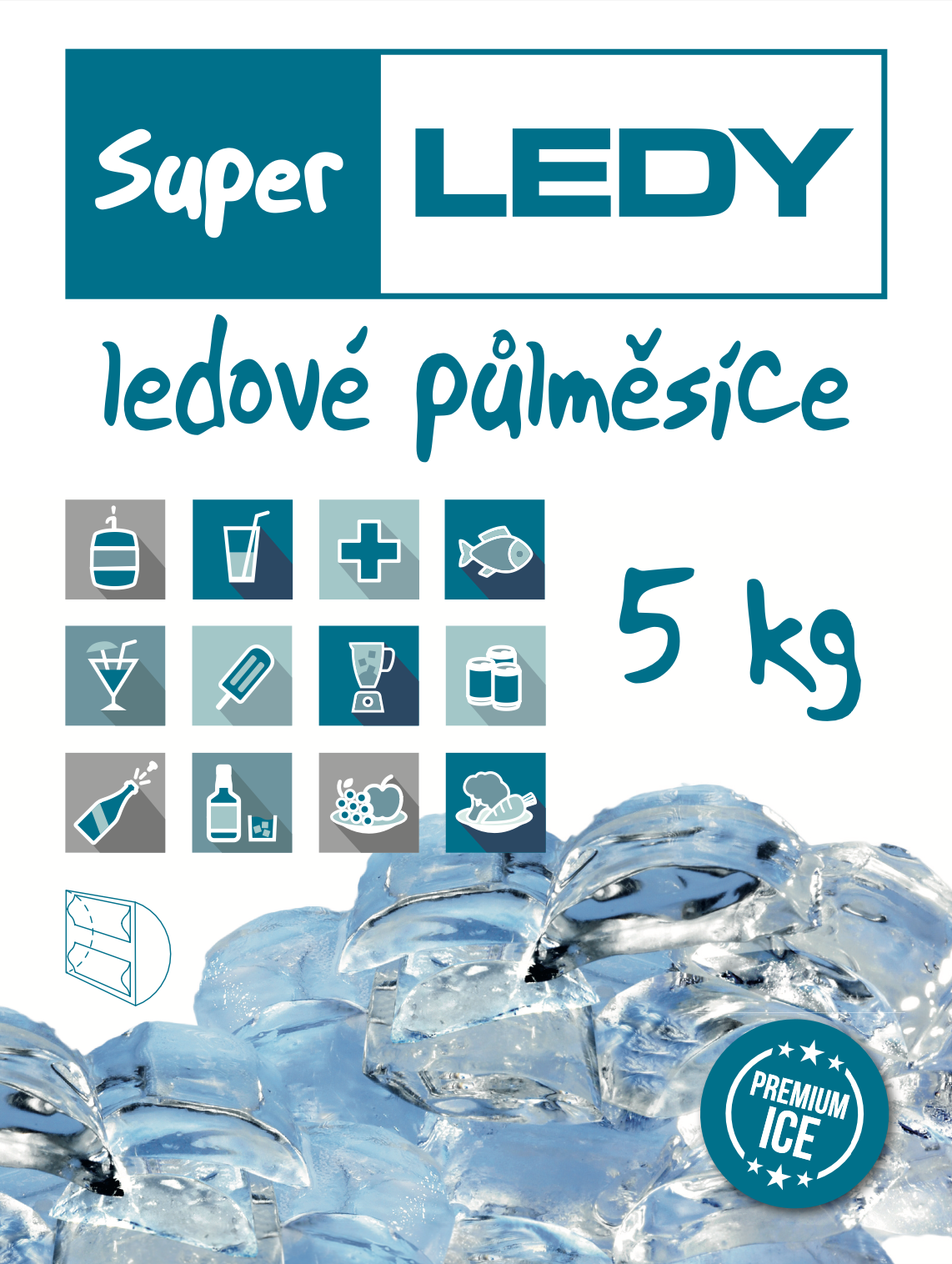 Ledové půlměsíce 5 kg