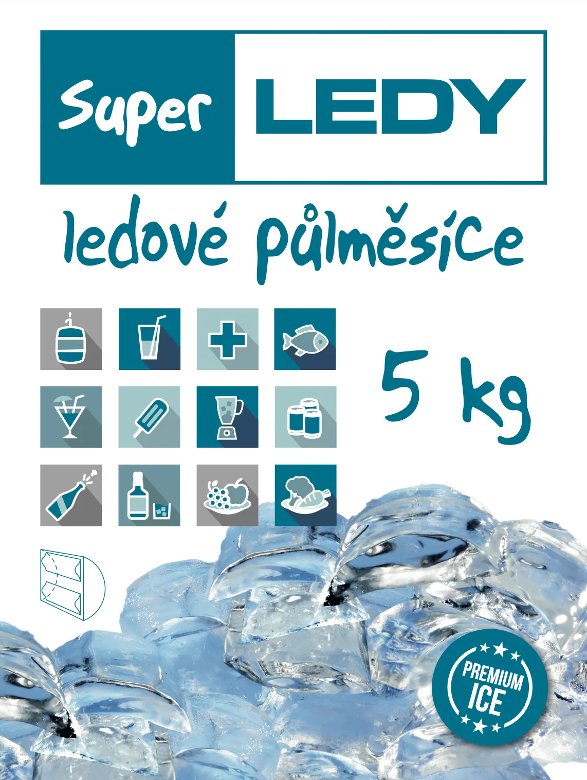 Ledové půlměsíce 5 kg
